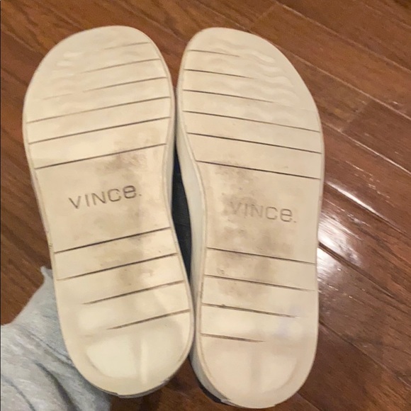 Vince Black Slip On Sneakers Size 6 - Picture 8 of 8